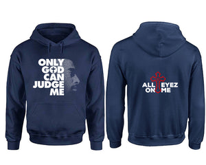 Only God Can Judge Me hoodie. Navy Blue Hoodie, hoodies for men, unisex hoodies