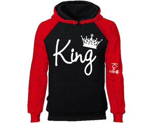 King designer hoodies. Red Black Hoodie, hoodies for men, unisex hoodies