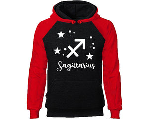 Sagittarius Zodiac Sign hoodie. Red Black Hoodie, hoodies for men, unisex hoodies