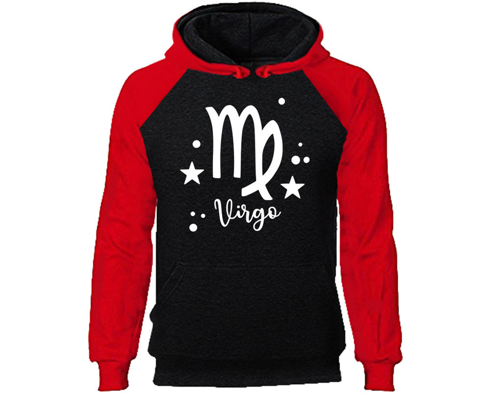 Virgo Zodiac Sign hoodie. Red Black Hoodie, hoodies for men, unisex hoodies