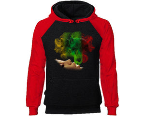 Woman Rasta Smoke Bear designer hoodies. Red Black Hoodie, hoodies for men, unisex hoodies