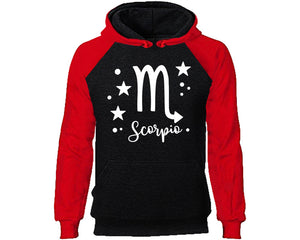 Scorpio Zodiac Sign hoodie. Red Black Hoodie, hoodies for men, unisex hoodies