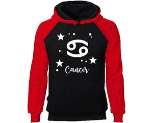 Cancer Zodiac Sign hoodie. Red Black Hoodie, hoodies for men, unisex hoodies