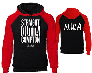 Straight Outta Compton designer hoodies. Red Black Hoodie, hoodies for men, unisex hoodies