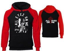 將圖片載入圖庫檢視器 All Eyes On Me designer hoodies. Red Black Hoodie, hoodies for men, unisex hoodies
