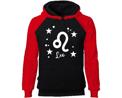 Leo Zodiac Sign hoodie. Red Black Hoodie, hoodies for men, unisex hoodies