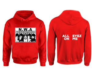 NWA designer hoodies. Red Hoodie, hoodies for men, unisex hoodies