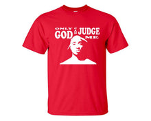 Cargar imagen en el visor de la galería, Only God Can Judge Me custom t shirts, graphic tees. Red t shirts for men. Red t shirt for mens, tee shirts.
