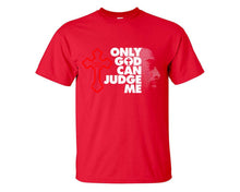 將圖片載入圖庫檢視器 Only God Can Judge Me custom t shirts, graphic tees. Red t shirts for men. Red t shirt for mens, tee shirts.
