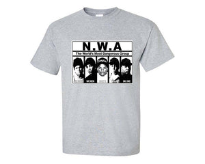 NWA custom t shirts, graphic tees. Sports Grey t shirts for men. Sports Grey t shirt for mens, tee shirts.