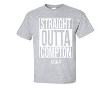 Cargar imagen en el visor de la galería, Straight Outta Compton custom t shirts, graphic tees. Sports Grey t shirts for men. Sports Grey t shirt for mens, tee shirts.
