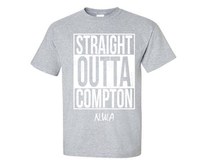 Straight Outta Compton custom t shirts, graphic tees. Sports Grey t shirts for men. Sports Grey t shirt for mens, tee shirts.