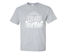 將圖片載入圖庫檢視器 You Are Living Your Story custom t shirts, graphic tees. Sports Grey t shirts for men. Sports Grey t shirt for mens, tee shirts.
