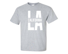 Cargar imagen en el visor de la galería, LA California custom t shirts, graphic tees. Sports Grey t shirts for men. Sports Grey t shirt for mens, tee shirts.
