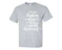 將圖片載入圖庫檢視器 Drinking Alone custom t shirts, graphic tees. Sports Grey t shirts for men. Sports Grey t shirt for mens, tee shirts.
