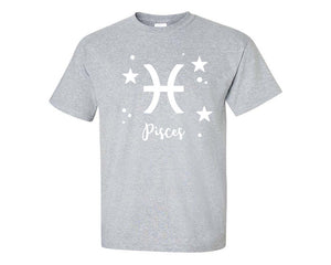 Pisces custom t shirts, graphic tees. Sports Grey t shirts for men. Sports Grey t shirt for mens, tee shirts.