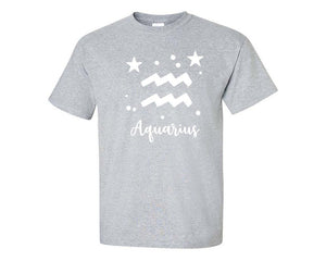 Aquarius custom t shirts, graphic tees. Sports Grey t shirts for men. Sports Grey t shirt for mens, tee shirts.